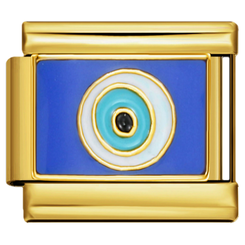Evil eye zlatno ilustrovano