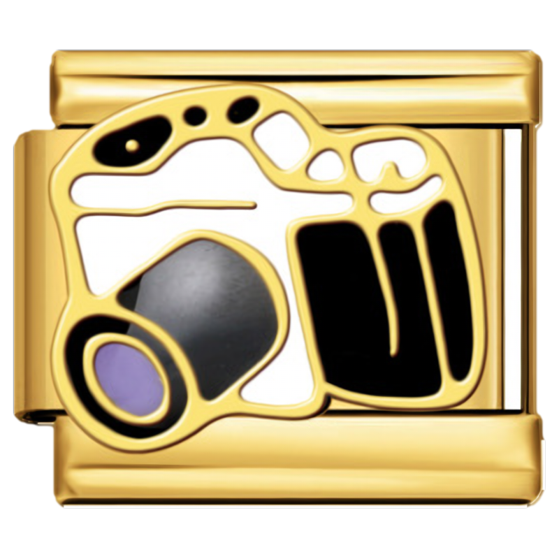 Fotoaparat DSLR zlatno