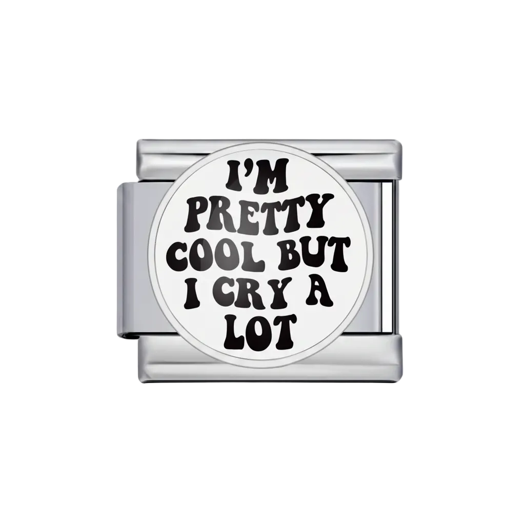 I'm pretty cool but i cry a lot srebrni