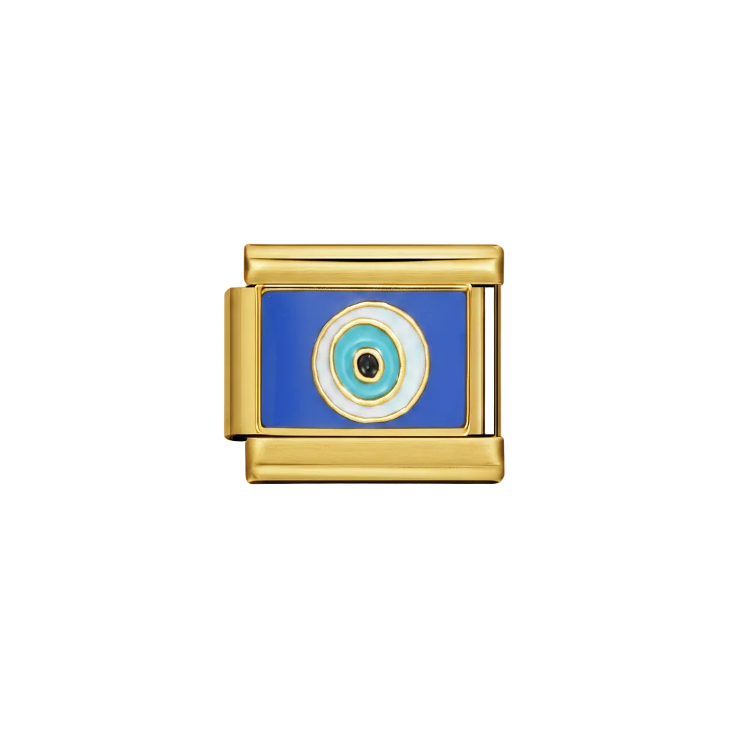 Evil eye zlatno ilustrovano
