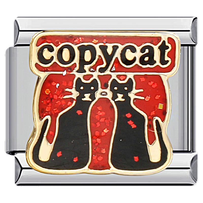 Copycat srce srebrno