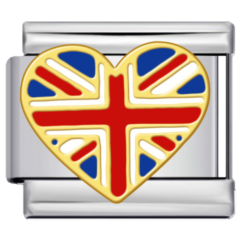 Velika Britanija srce srebrno