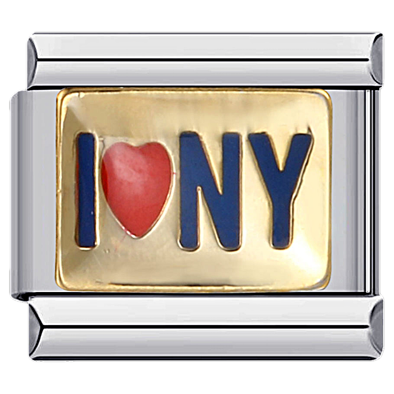 I love NY srebrno